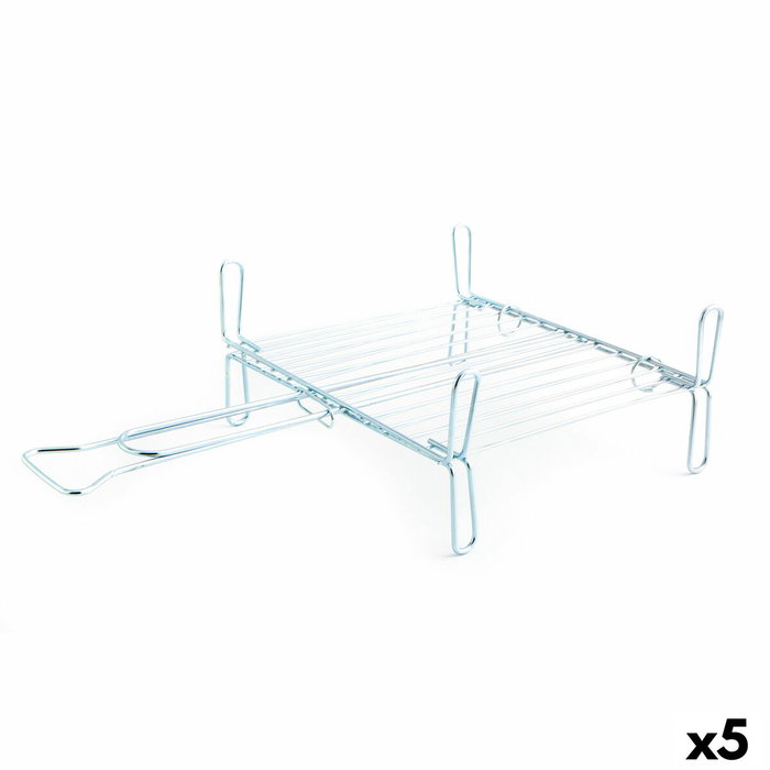 Quid Parrilla Doble Acero Prepara Bbq 30x35 cm (5 Unidades)