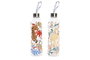 DKD Home Decor Botellas de Borosilicato Garza y Tigre, 550ml, Surtido de 2