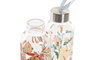 DKD Home Decor Botellas de Borosilicato Garza y Tigre, 550ml, Surtido de 2