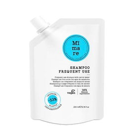 Mimare Champú Uso Frecuente para Todo Tipo de Cabellos con Agua de Zanahoria, Limpieza Suave y Luminosidad - 200 ml