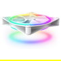 NZXT F140 RGB DUO Ventilador de 140 mm Single Blanco RF-D14SF-W1 con Luz RGB, 500-1800 RPM, 84.75 CFM