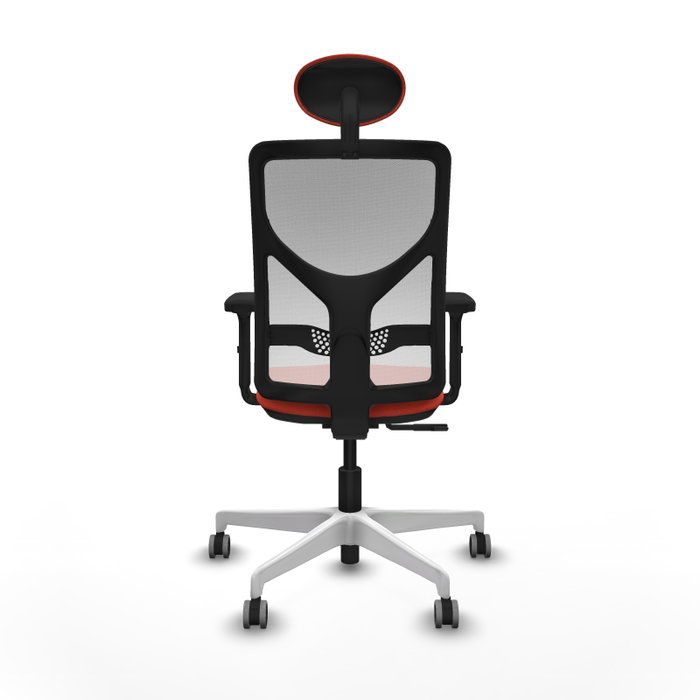 PIQUERAS Y CRESPO Silla de oficina Motilla con mecanismo Sincro, Naranja y Blanco PIQUERAS Y CRESPO Silla de oficina Motilla con mecanismo Sincro, Naranja y Blanco