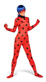 My Other Me Disfraz Ladybug con Mono, Guantes, Cubre Botas, Antifaz, Peluca, Yo-yo y Pendientes - Talla S