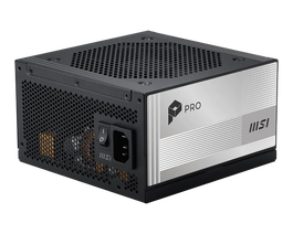 MSI PRO A850PL PCIE5 306-7ZPLY11-HD8 Fuente Alimentación 850W 80 PLUS Platinum Modular 120mm Active PFC PCIe 5.1 16 pines