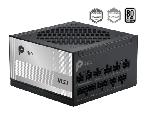 MSI PRO A850PL PCIE5 850W 80 PLUS Platinum Modular