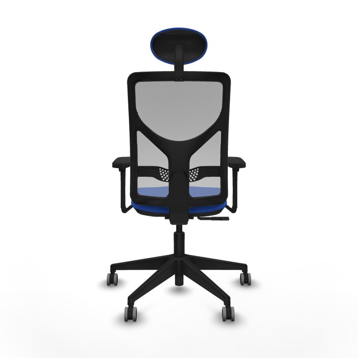 PIQUERAS Y CRESPO Silla de oficina Motilla con mecanismo Sincro Azul y Gris PIQUERAS Y CRESPO Silla de oficina Motilla con mecanismo Sincro Azul y Gris
