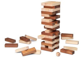 Cayro Block & Block Dos Colores Juguete de Madera para 2 Jugadores a partir de 5 años