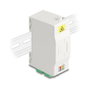 DeLOCK 88098 Caja de conexión de fibra óptica para carril DIN con 4 x LC Duplex