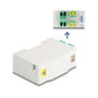 DeLOCK 88098 Caja de conexión de fibra óptica para carril DIN con 4 x LC Duplex