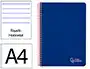Liderpapel Cuaderno Espiral A4 Witty Tapa Dura 80 Hojas 90gr Rayado Horizontal con Margen Color Azul Oscuro