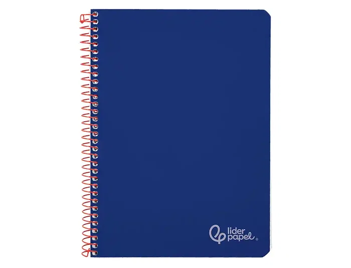 Liderpapel Cuaderno Espiral A4 Witty Tapa Dura 80 Hojas 90gr Rayado Horizontal con Margen Color Azul Oscuro