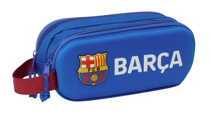 Safta Portatodo Doble 3D F.C. Barcelona 21x8x6 cm