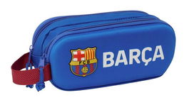 Portatodo Doble F.C. Barcelona Azul marino 21 x 8 x 6 cm 3D