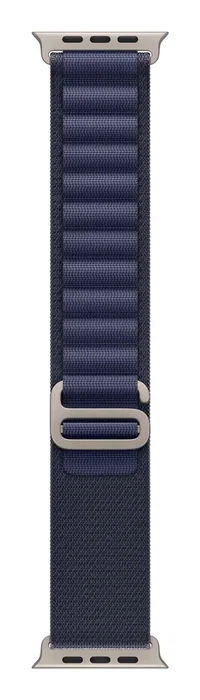 Apple MXMX3ZM/A Correa Alpine Loop para Apple Watch 49mm, Color Azul Marino, Talla S, Compatible con Modelo Natural Titanium