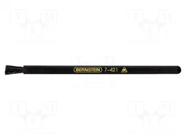BERNSTEIN Escobilla ESD de 6mm y 150mm, negra
