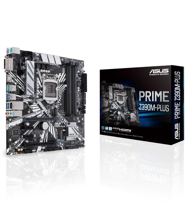 ASUS PRIME Z390M-PLUS micro ATX Intel Z390 LGA 1151 ASUS PRIME Z390M-PLUS micro ATX Intel Z390 LGA 1151