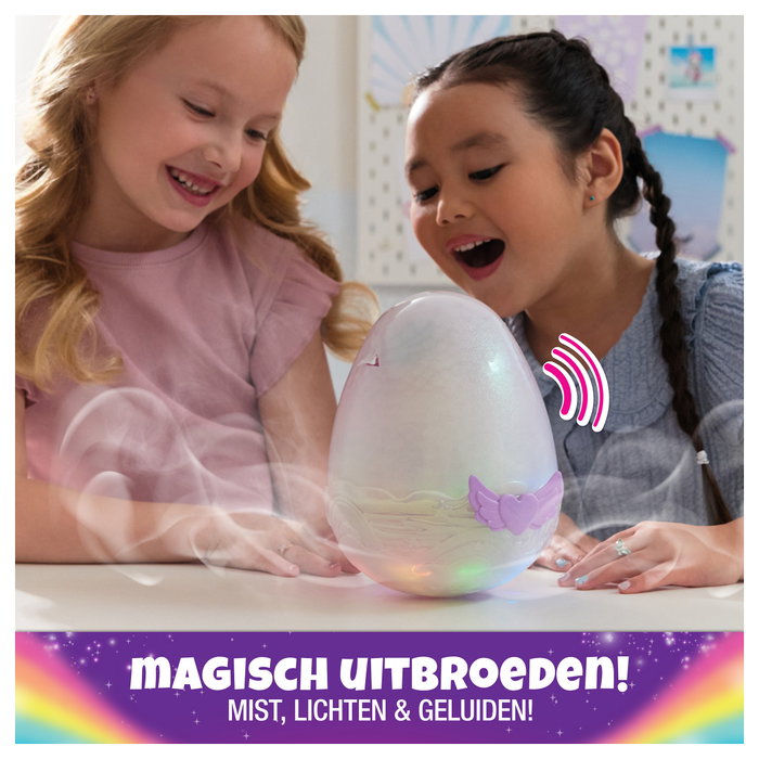 Spin Master Hatchimals Alive Mystery Egg Pufficorn Peluche Interactivo con Huevo, Niebla, Luces y Sonidos Juguete Niños 5 Años Spin Master Hatchimals Alive Mystery Egg Pufficorn Peluche Interactivo con Huevo, Niebla, Luces y Sonidos Juguete Niños 5 Años