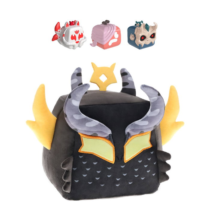 PHATMOJO Set Ember Dragon Blox Fruits 3 minifiguras 4cm 3 cartas coleccionables peluche 10cm poster 28x43cm +6 años