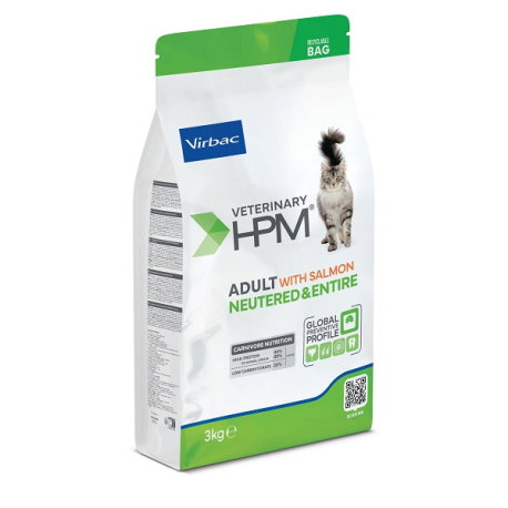 Virbac HPM Adult Salmon Neuterered & Entire Cat 3 kg