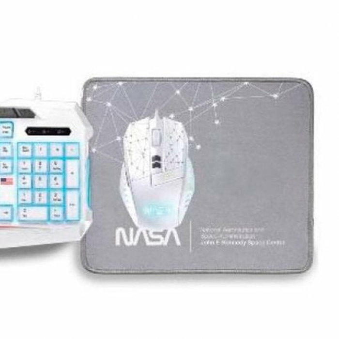Nasa Kit Gaming 4 en 1 ANDROMEDA Teclado Español, Ratón, Alfombrilla, Auriculares con Micrófono Nasa Kit Gaming 4 en 1 ANDROMEDA Teclado Español, Ratón, Alfombrilla, Auriculares con Micrófono