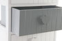 DKD Home Decor Cajonera Blanco Gris 4 Cajones 29 x 73 x 40 cm