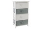 DKD Home Decor Cajonera Blanco Gris 4 Cajones 29 x 73 x 40 cm
