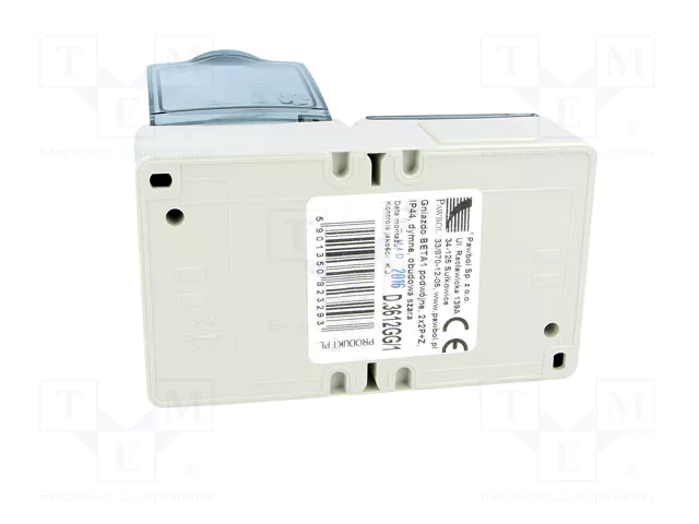 PAWBOL Tomacorriente de alimentación AC 16A 250V Gris