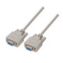 Aisens Cable Serie RS232 DB9 Hembra a DB9 Hembra 1,8m Beige