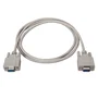 Aisens Cable Serie RS232 DB9 Hembra a DB9 Hembra 1,8m Beige