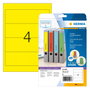 HERMA Etiquetas para Archivador 61,0 x 192,0 mm amarillo