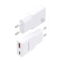 Aisens Cargador GaN 30W Ultra Delgado Blanco USB-C y USB-A