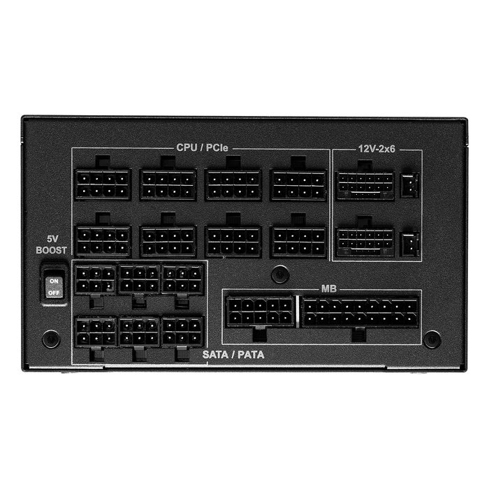 ASRock PG-1600G Fuente de Alimentación 1600W 80+ Gold ATX Negra Modular