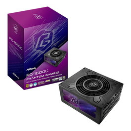 ASRock PG-1600G 90-UXP160-GFEAAB Fuente Alimentación 1600W 80 Plus Gold Modular PCIe 5.1 (12+4pin)x2