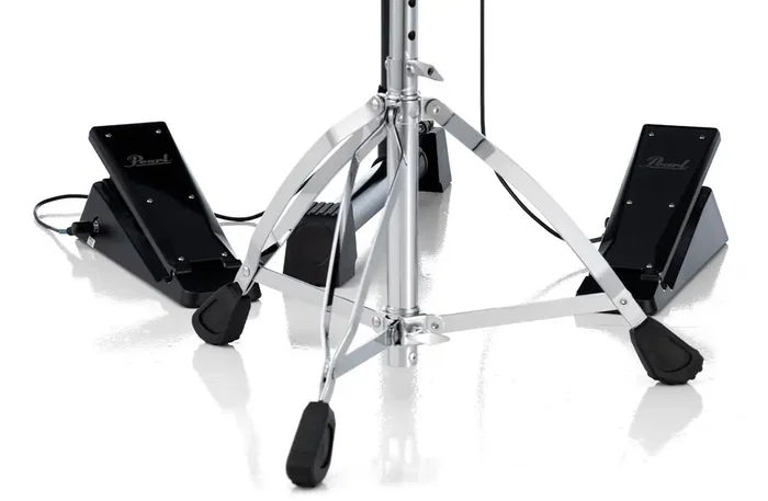 PEARL Batería Electrónica E-Roadshow ERS-1000 Kit Completo con Pads de Malla, 150 Sonidos, Metrónomo, Incluye Baquetas, Sillín y Auriculares