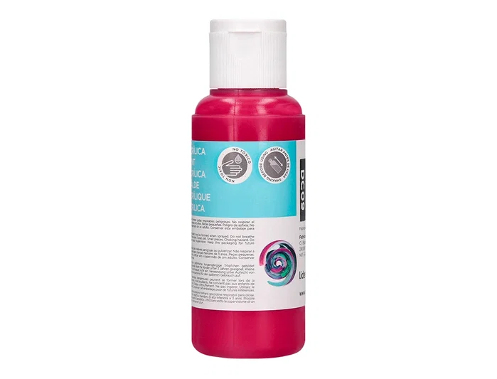 Liderpapel Pintura Acrílica Bote 80 ml Magenta Multisuperficie Liderpapel Pintura Acrílica Bote 80 ml Magenta Multisuperficie