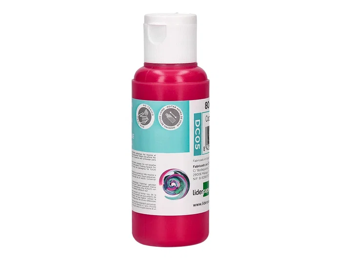 Liderpapel Pintura Acrílica Bote 80 ml Magenta Multisuperficie Liderpapel Pintura Acrílica Bote 80 ml Magenta Multisuperficie