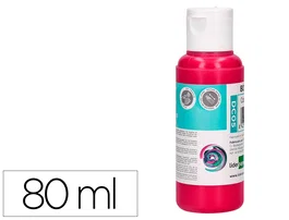 Liderpapel Pintura Acrílica Bote 80 ml Magenta Multisuperficie