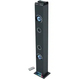 Inovalley HP58BTH Torre de Sonido Bluetooth 60W, Bluetooth V4.1, Luces, FM, AUX-IN, Mando a Distancia