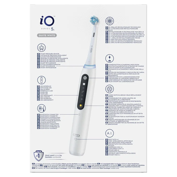 Oral-B iO Serie 5S Cepillo Eléctrico Blanco Oral-B iO Serie 5S Cepillo Eléctrico Blanco