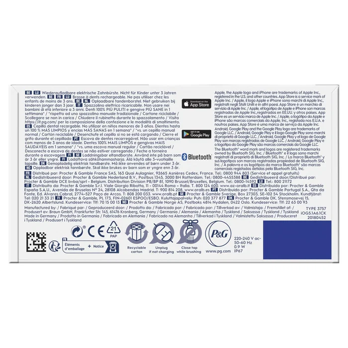 Oral-B iO Serie 5S Cepillo Eléctrico Blanco Oral-B iO Serie 5S Cepillo Eléctrico Blanco