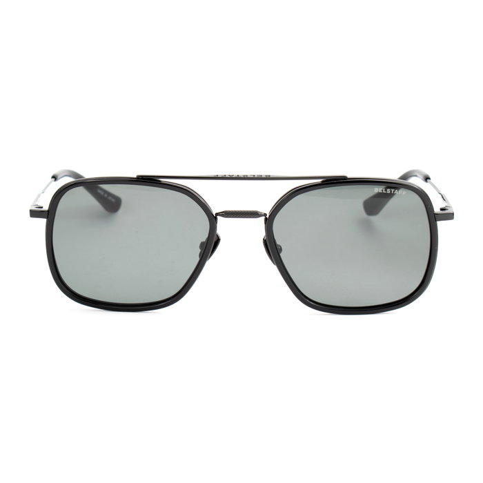 Belstaff AVEDON-S118 Gafas de sol para hombre en negro con cristal gris