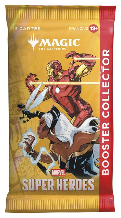 Wizards of the Coast Magic the Gathering Marvel Super Heroes Caja de Sobres de Coleccionista (12) francés