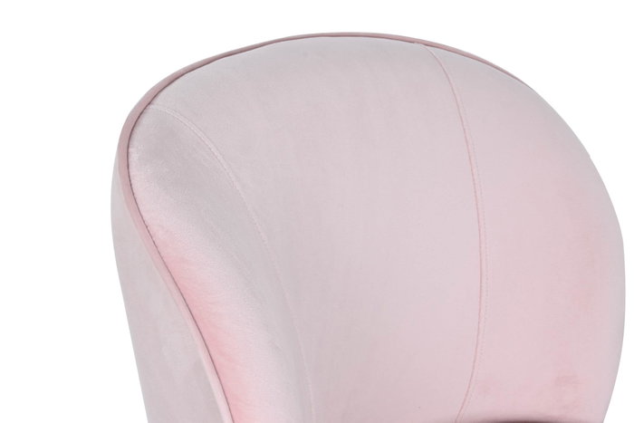 DKD Home Decor Butaca Rosa Palo Negro 70 x 78 x 60 cm