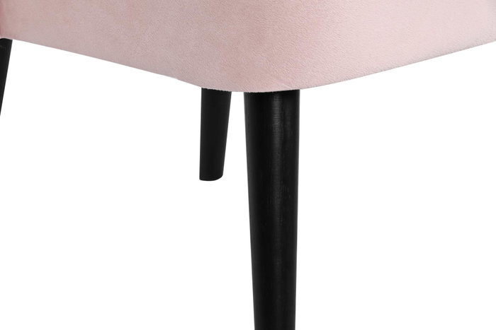 DKD Home Decor Butaca Rosa Palo Negro 70 x 78 x 60 cm