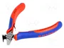 KNIPEX Alicates de corte de frente 115 mm