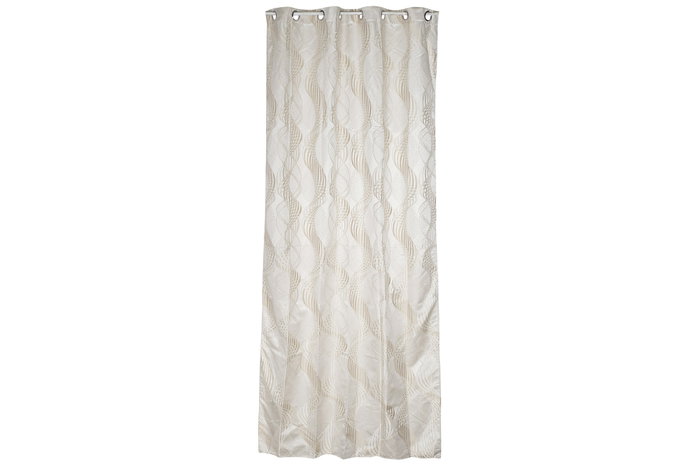DKD Home Decor Cortina de Poliéster Beige 140x270 cm