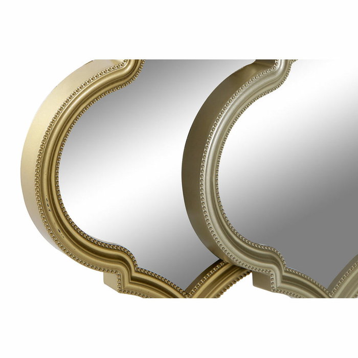 DKD Home Decor Set de 5 Espejos Decorativos Estilo Árabe, Dorado y Bronce DKD Home Decor Set de 5 Espejos Decorativos Estilo Árabe, Dorado y Bronce