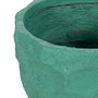 S/2 Macetero Turquesa Cemento Decoración 41 X 41 X 39,60 cm