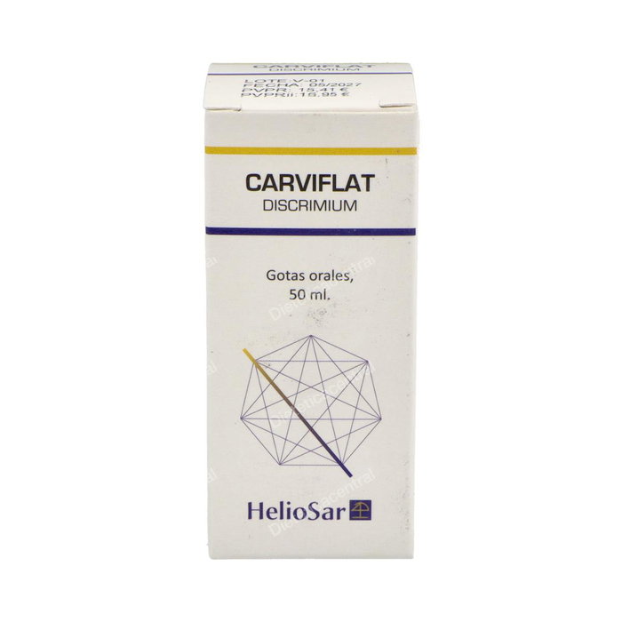 HELIOSAR Carviflat Discrimium 50 ml - Complemento Alimenticio con Vitamina B3 y Cobre - Extractos de Plantas HELIOSAR Carviflat Discrimium 50 ml - Complemento Alimenticio con Vitamina B3 y Cobre - Extractos de Plantas