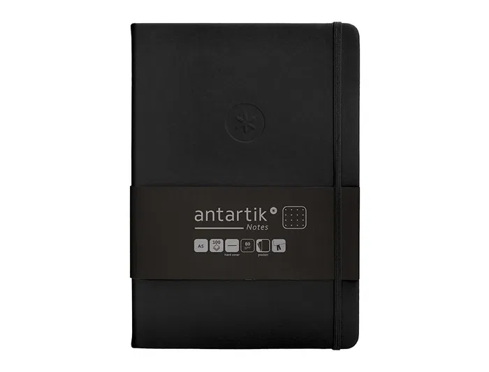 Antartik Notes Cuaderno A5 Tapa Dura Hojas Puntos Negro 100 Hojas 80gr FSC